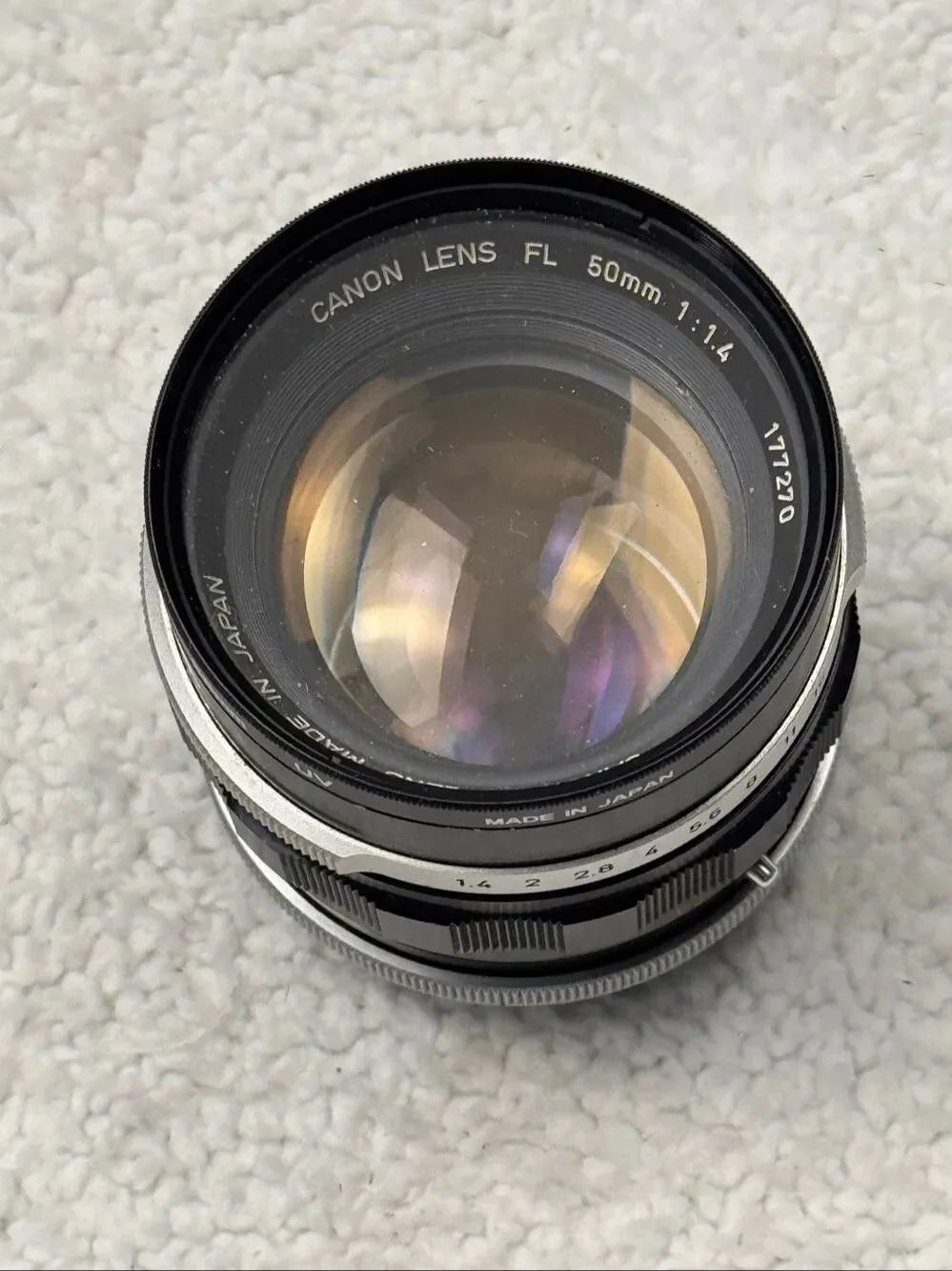 Canon FL 50mm f/1.4 Manual Focus Standard Lens